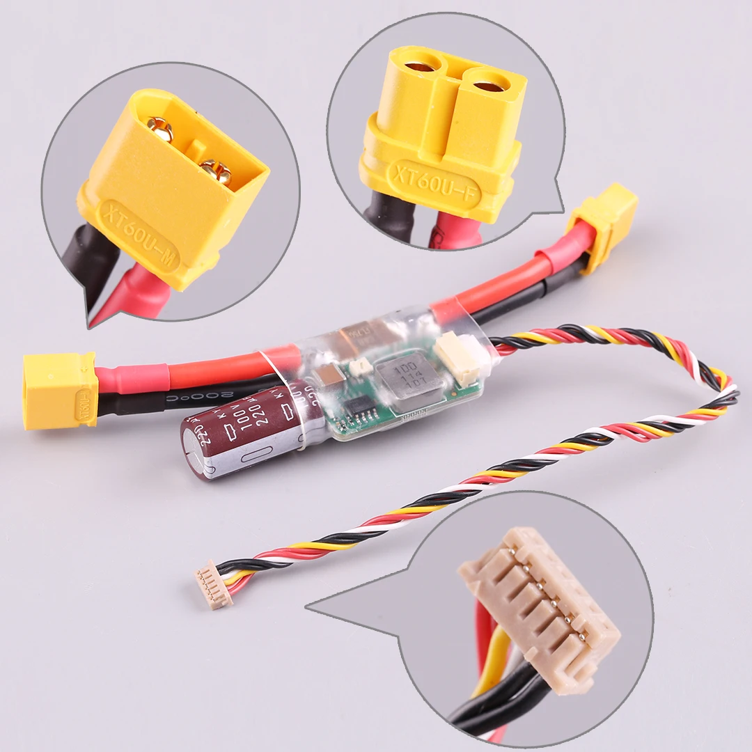 CUAV HV_PM 10-60V Pixhack Pixhawk Power Module with XT60 Plug for RC Drone FPV Racing - Wholesale Drop Shipping