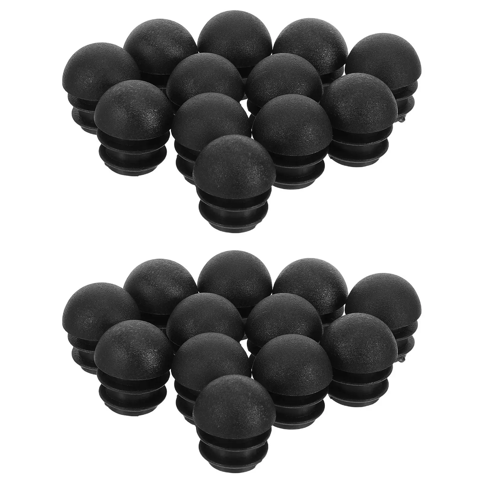 100Pcs Round Plastic Furniture Leg Plugs 16Mm Tube Inserts for Chair Table Desk Sofa Patio Outdoor Legs Floor Protection Noise