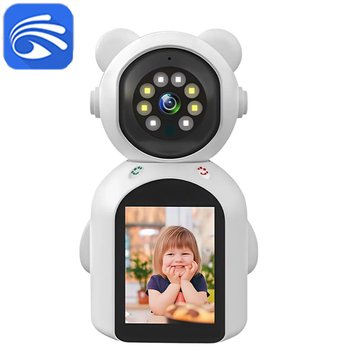 Yoosee APP 2.8inch IPS Screen 3MP 1296P AI Voice Intercom Video Phone Call PTZ IP Dome Camera Full Color CCTV Baby Monitor