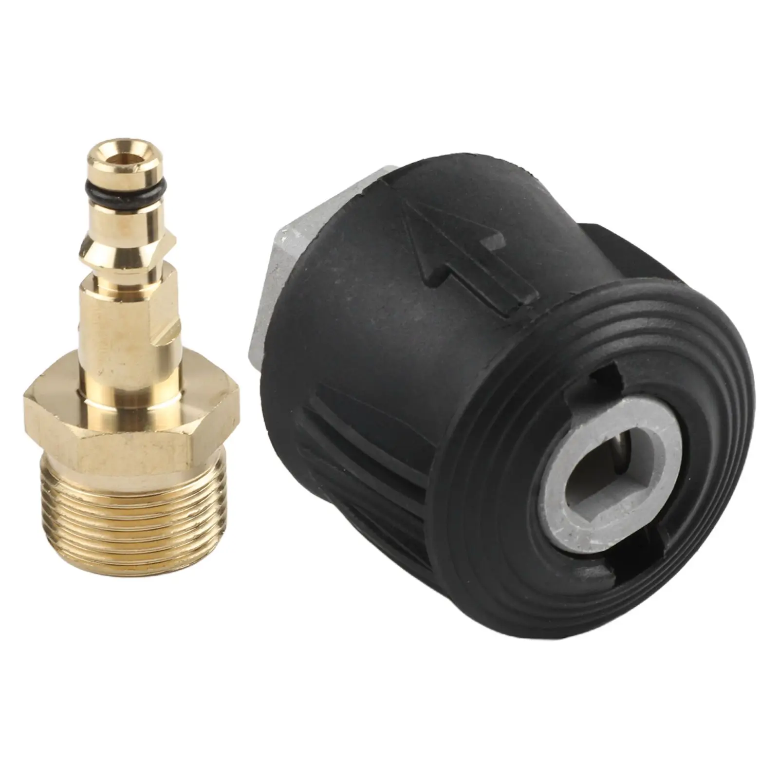 

High Pressure Connector Pressure Washer Adapter Outdoor Cleaning Tasks Easy Tool-Free Attachment High Pressure Performance