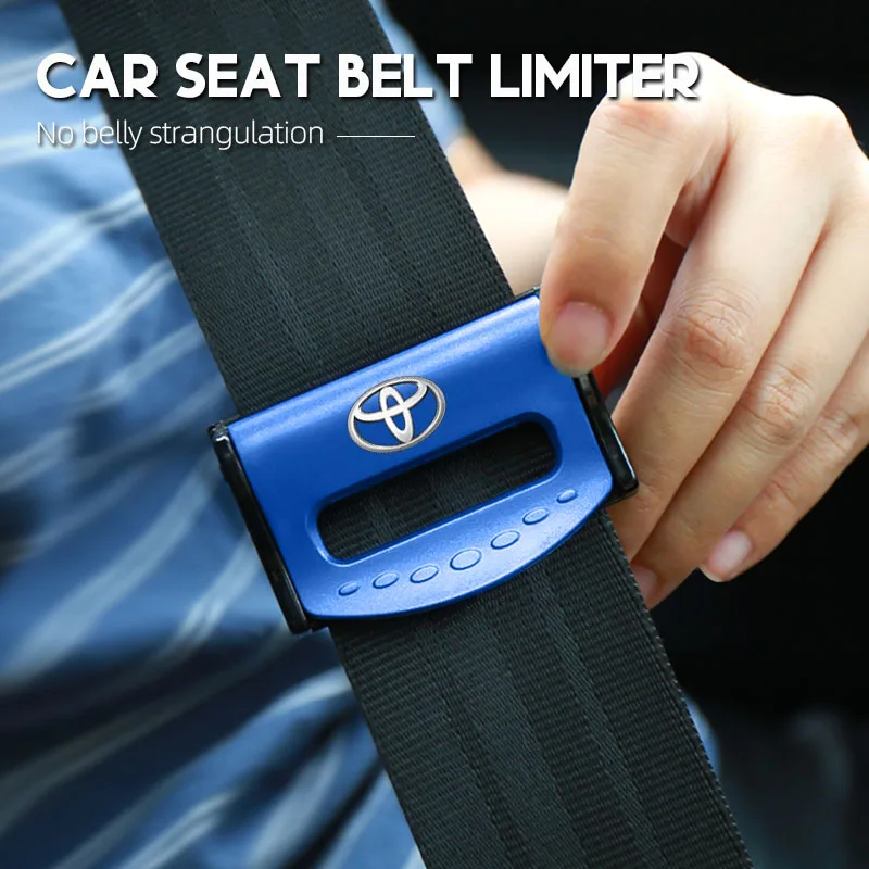 2 قطعة شعار السيارة أحزمة الأمان قابل للتعديل مشبك من البلاستيك اكسسوارات لتويوتا TRD غازو سباق بريوس برادو أفينسيس فيرسو سيينا أفالون #5