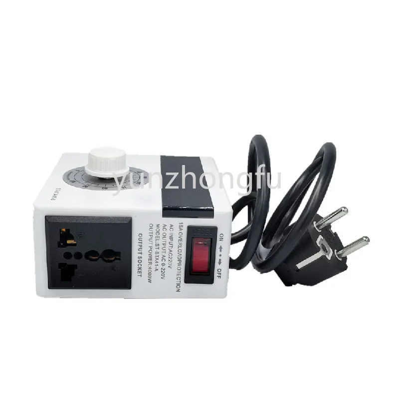 4000W Transformer Voltage Regulator High Power Converter EU Plug Limit Electricity and Prevent Trip Speed Controller