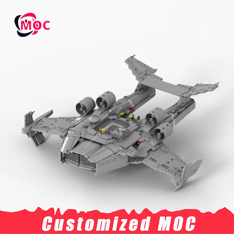 1765pcs Moc Building Blocks RDA S-76 Seadragon Model Technology Bricks Science Fiction Spaceship DIY Aerocraft Toys For Kids