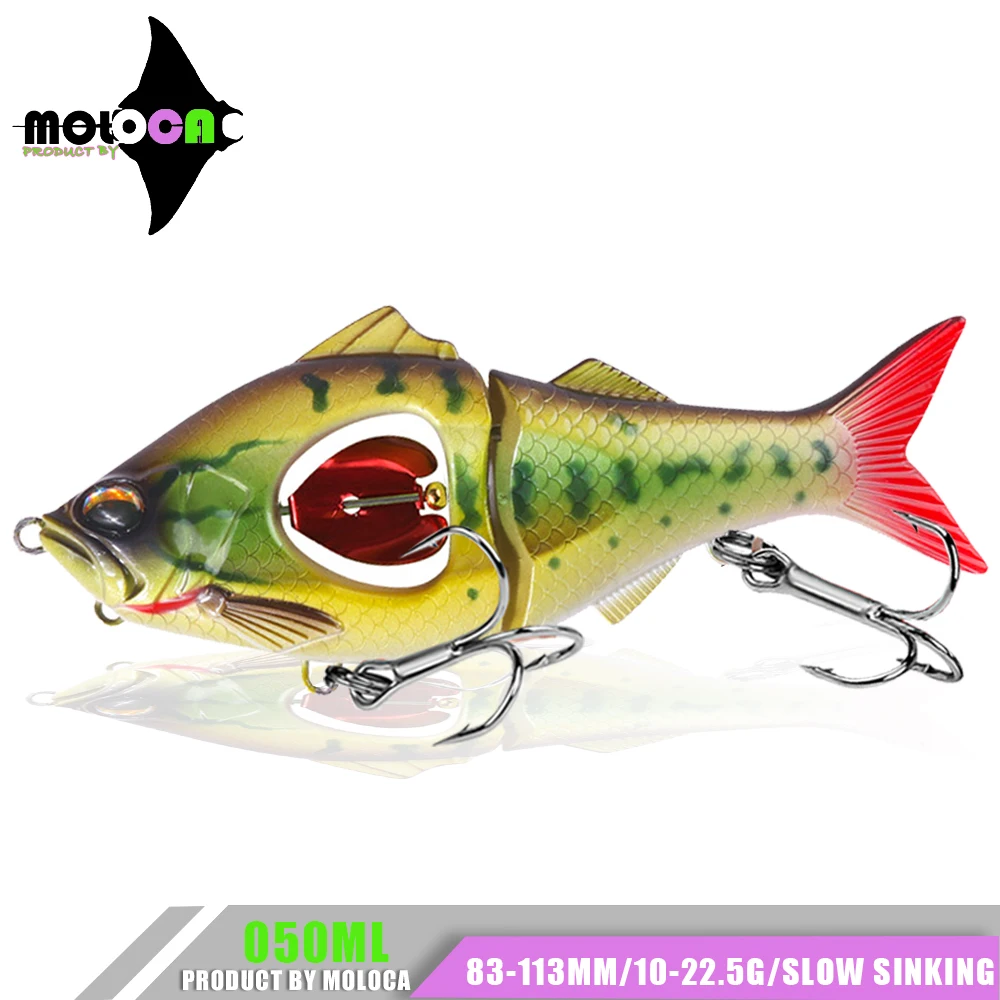 

Slow Sinking Swimbait Propeller Fishing Lure 10g 22.5g Two Knot Metal Belly Built-in Ring Bead Pesca Accesorios Mar Carp Tackle