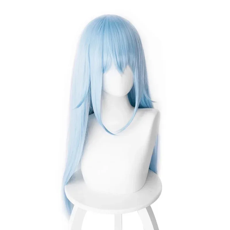 Uma maca dos ursos naquela época eu reencarnei como um cosplay Rimuru Tempest Blue Wig Tensei shitara Slime Dat 2025 Novo