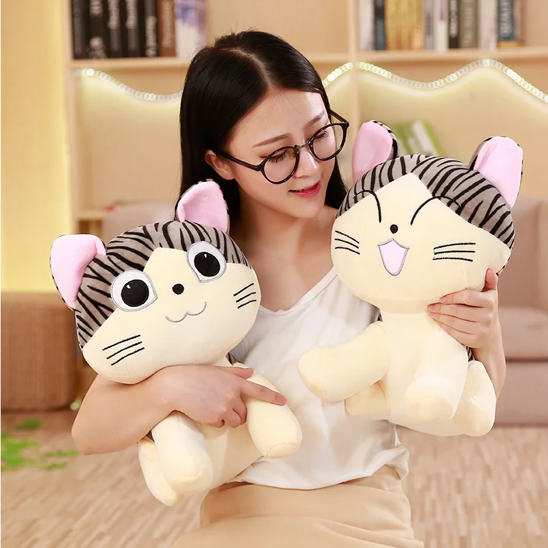 25/35/45CM Plush Toys Chi Cat Stuffed Soft Animal Dolls Gift Kids Kawaii Pillow Cat Toys Sweet Home Ornament Decorate New 2022