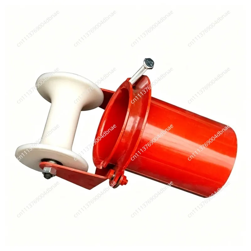 Cable pay-off pulley corner nylon ground cable pulley triple wellhead nozzle bridge hanger seat pulley
