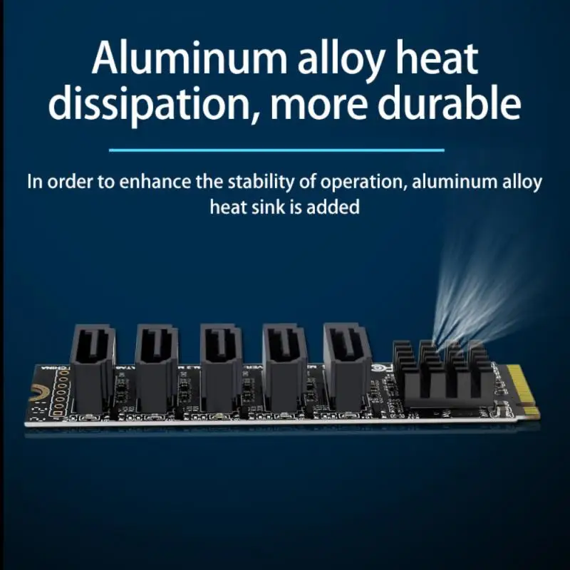 Ide Programming Interface Ph56 M.2 Computer Expansion Card Plug And Play M2nwe To Sata 3.0 Transfer Card Jmb58 Saving Mode