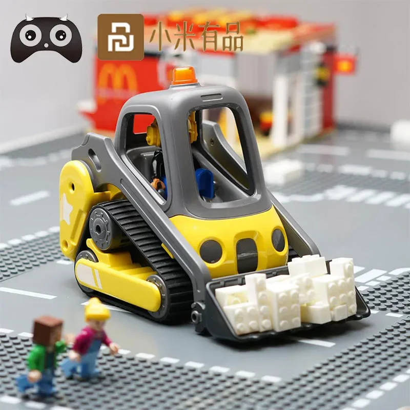 

YouPin Remote Control Crawler Loader Car Full Proportional Control Smart Breathing Light Double Anti-Overload MEMS Gyroscope