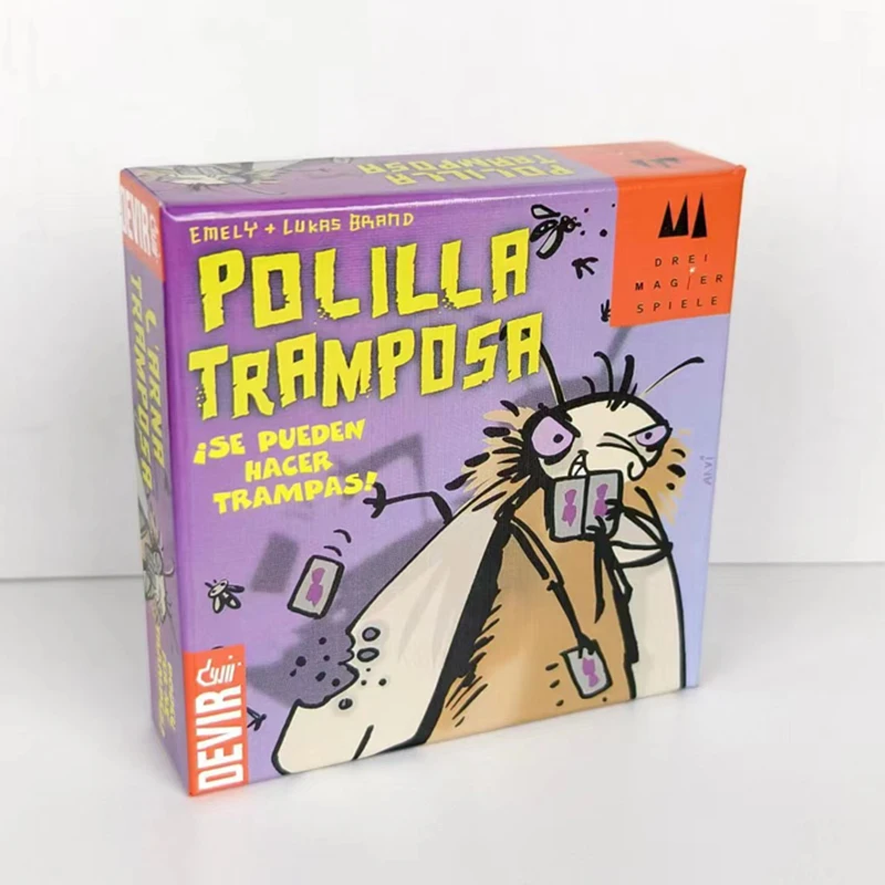 POLILLA TRAMPOSA Spanish Cheating Moth German Cockroach Adult Leisure Party Game