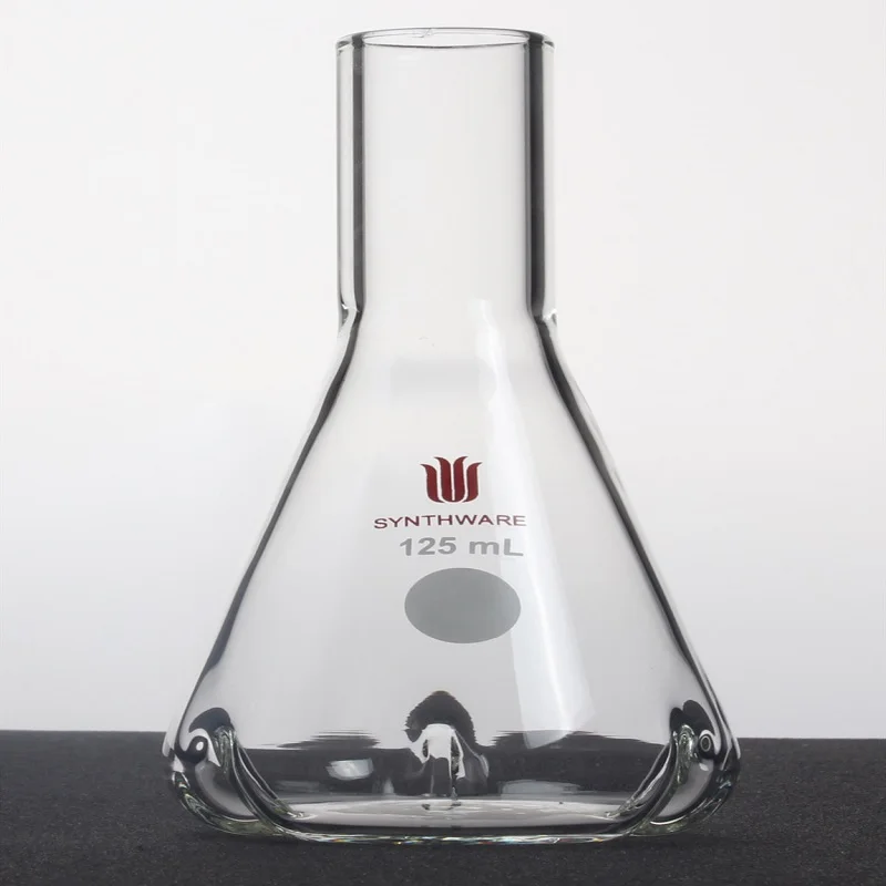 Imagem -03 - Synthware-garrafa Triangular de Parede Pesada Frasco Cónico Largura do Gargalo 26 mm 38 mm Erlenmeyer Shaker F66