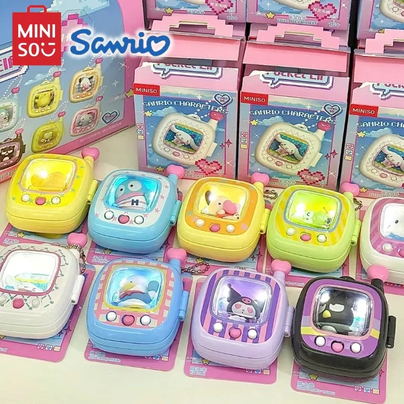 

Original Miniso Sanrio Pocket Elf Pendant Series Blind Box Anime Toys Kitty Melody Kulomi Keychain Bag Pendant Surprise Gift