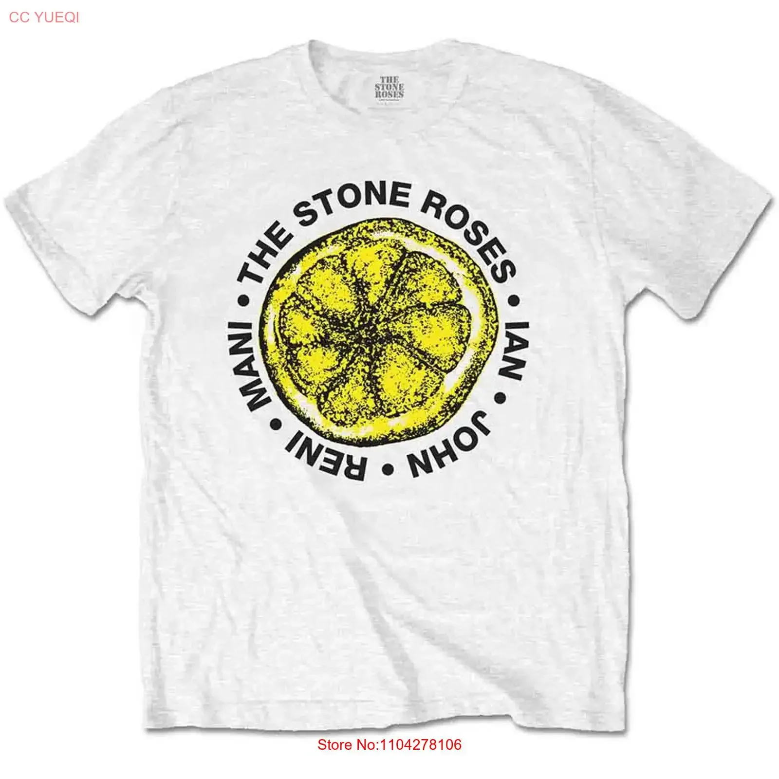 Camiseta oficial The Stone Roses Adored para hombre, estilo vintage, lavada, a la moda, elegante, elástica, suave, ligeramente cómoda, ropa de calle