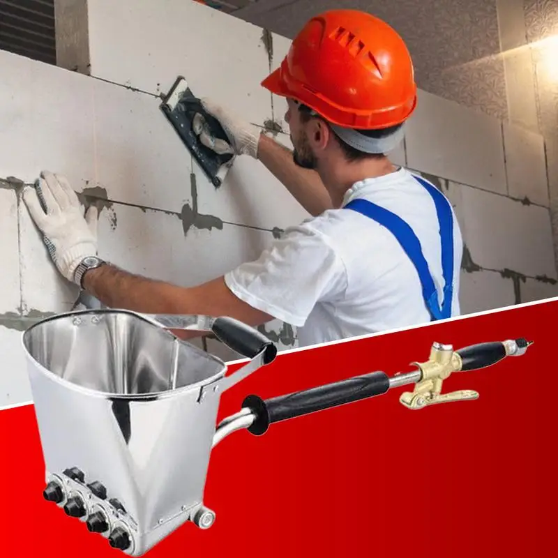 2025 جديد الاسمنت هاون الجص البخاخ المهنية بندقية رذاذ الاسمنت مع 4 طائرة ، بخاخ الملمس الجدار