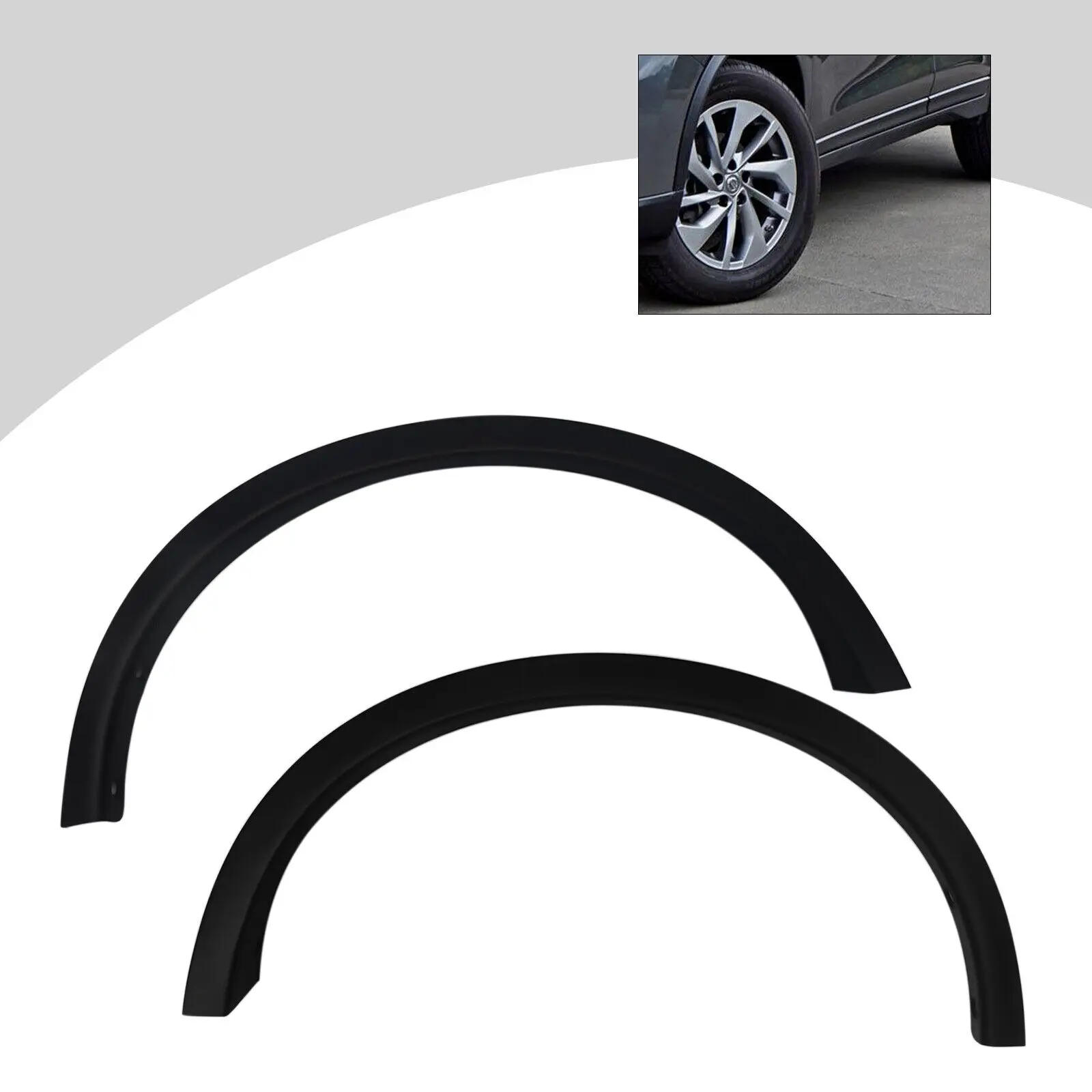 

788614BA0A New Fender Trim Molding Moulding Rear Left & Right Side LH & RH Hand