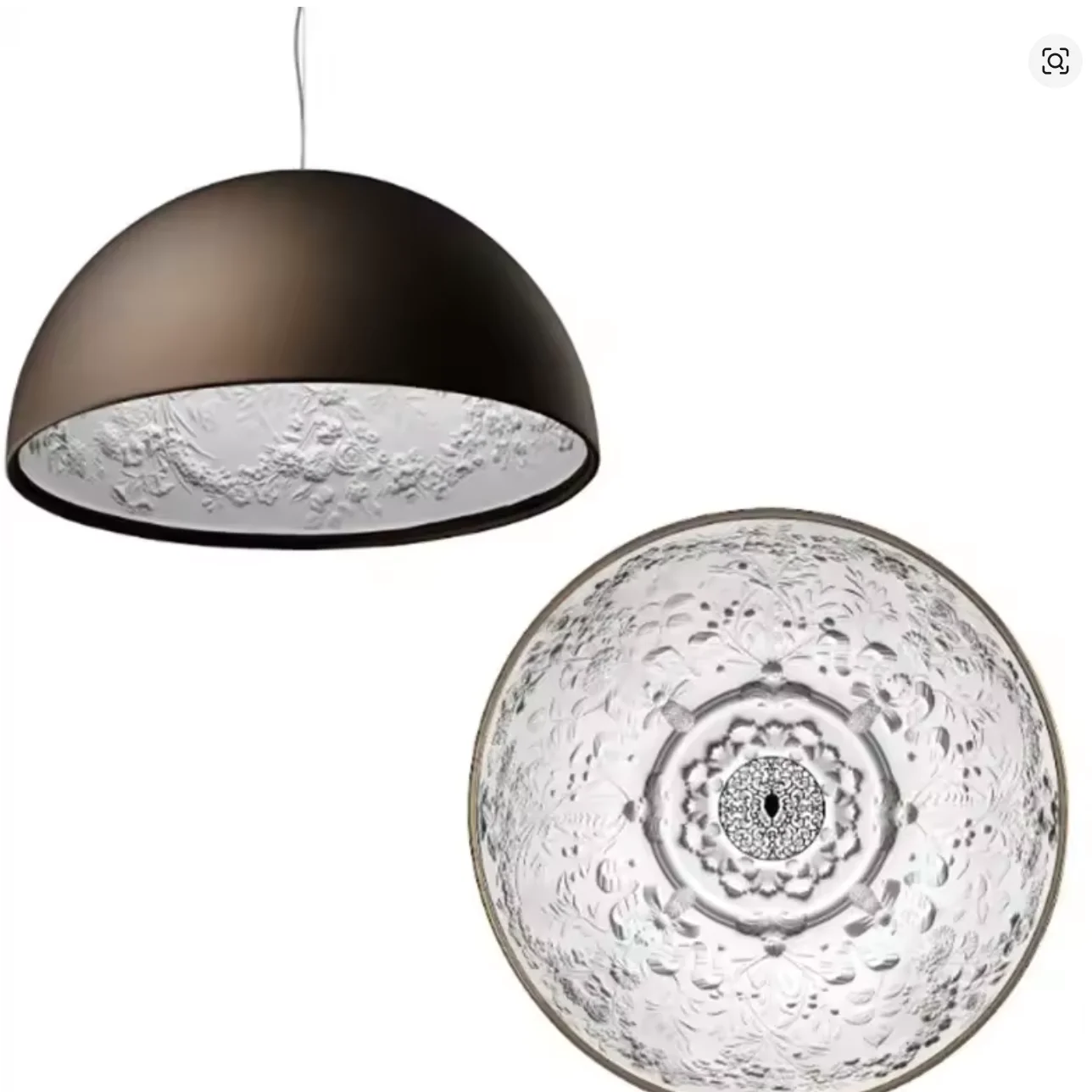 

Postmodern pendant lamp minimalist Skygarden lamp resin design lamp replica Bedroom Indoor kitchen island dining room light