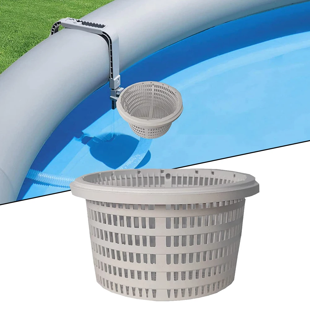 Practical and Sport Skimmer Basket Designed for Pool Use Robust Round Basket Part SPx1091LX Plastic Repair Practical
