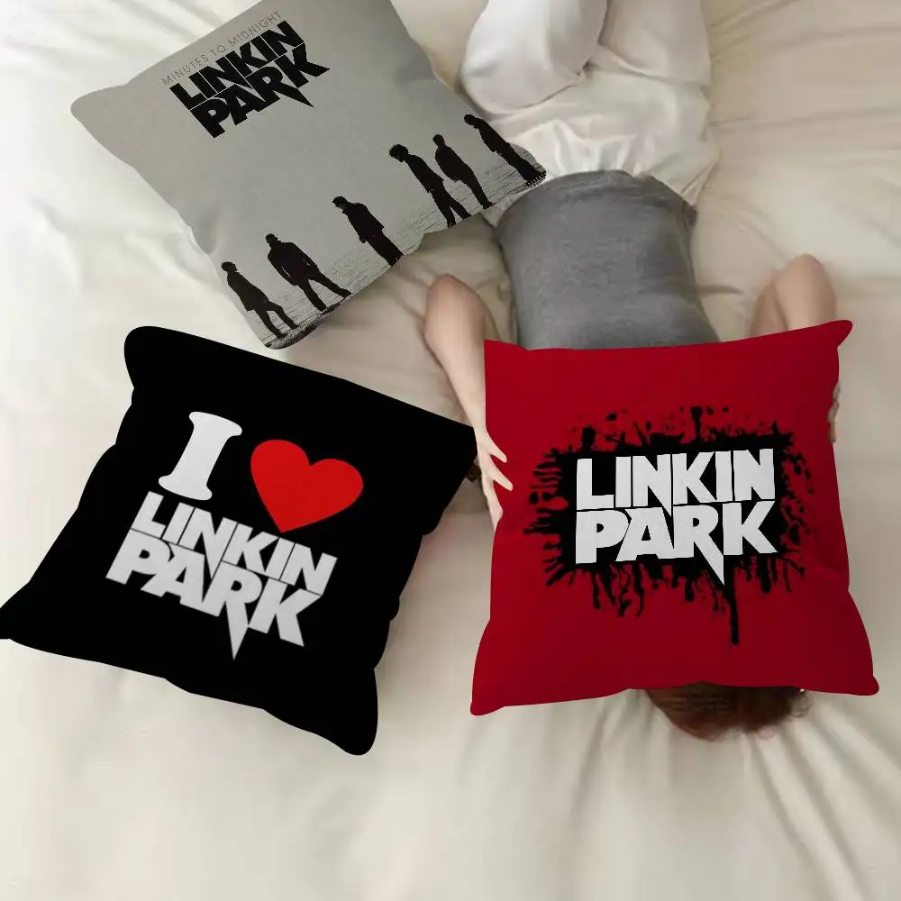 L-Linkin P-Parks Cushion Cover Decorative Pillow Sofa Home Decor Case Pillow Cases