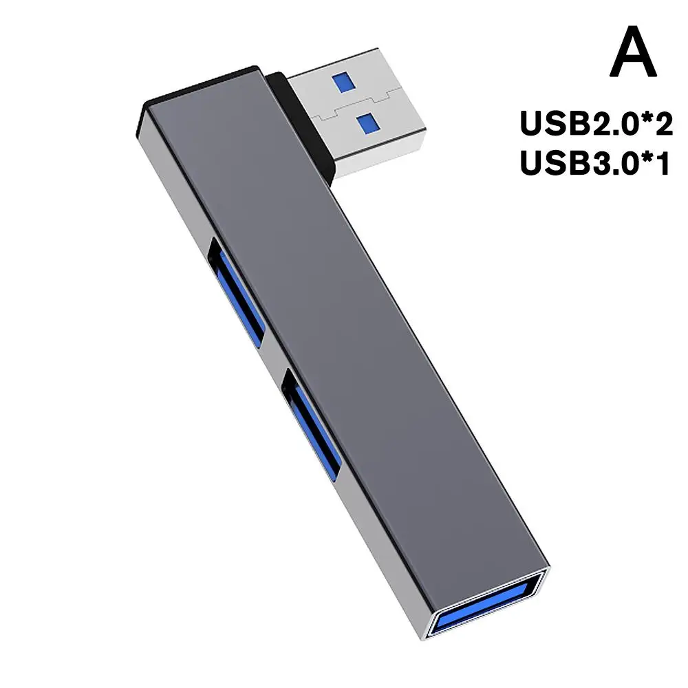 3 In 1 USB HUB Type C HUB OTG USB 3.0/Type-C 3.0 To 3 USB USB Splitter Hub Speed 5.0Gbps 3 Port For PC Laptop Notebook