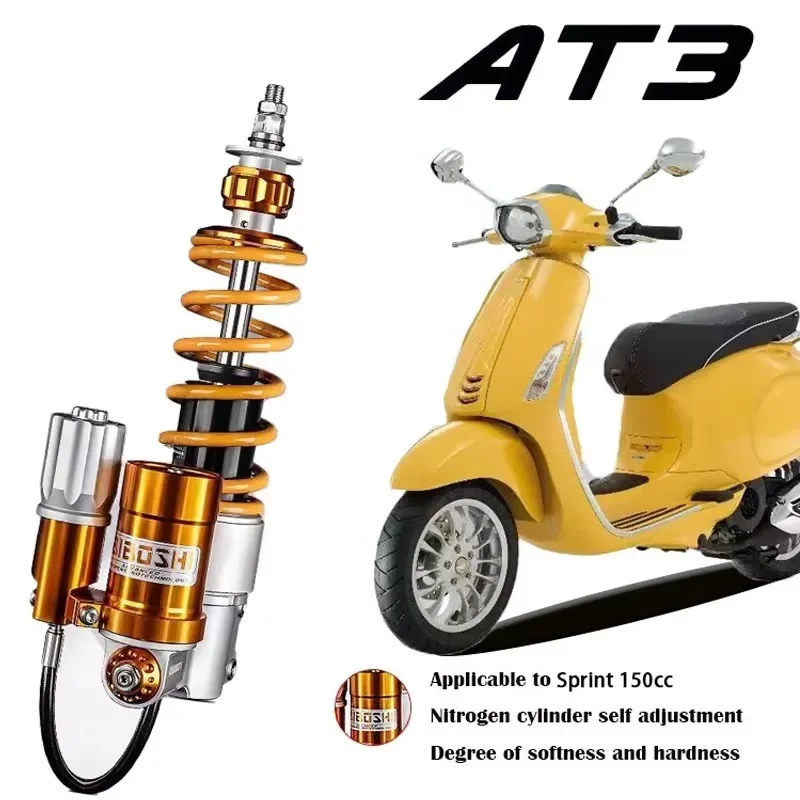 2025 AE3 Nitrogen Cylinder Front Shock Absorber Suitable For Vespa Sprint Spring 150 Adjustable Damping Shock Absorber