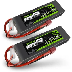 Ovonic 2s lipo battery 50C 2200mAh 7.4V LiPo battery soft case with Dean-style T connector for RC evader BX car RC truck RC Trug