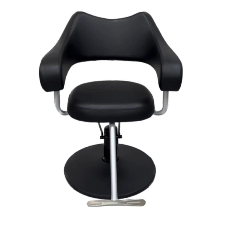 Cadeiras de barbeiro de metal modernas, giratórias, cômoda ajustável, cadeiras de barbeiro eleváveis, móveis comerciais, sandalye lslfy