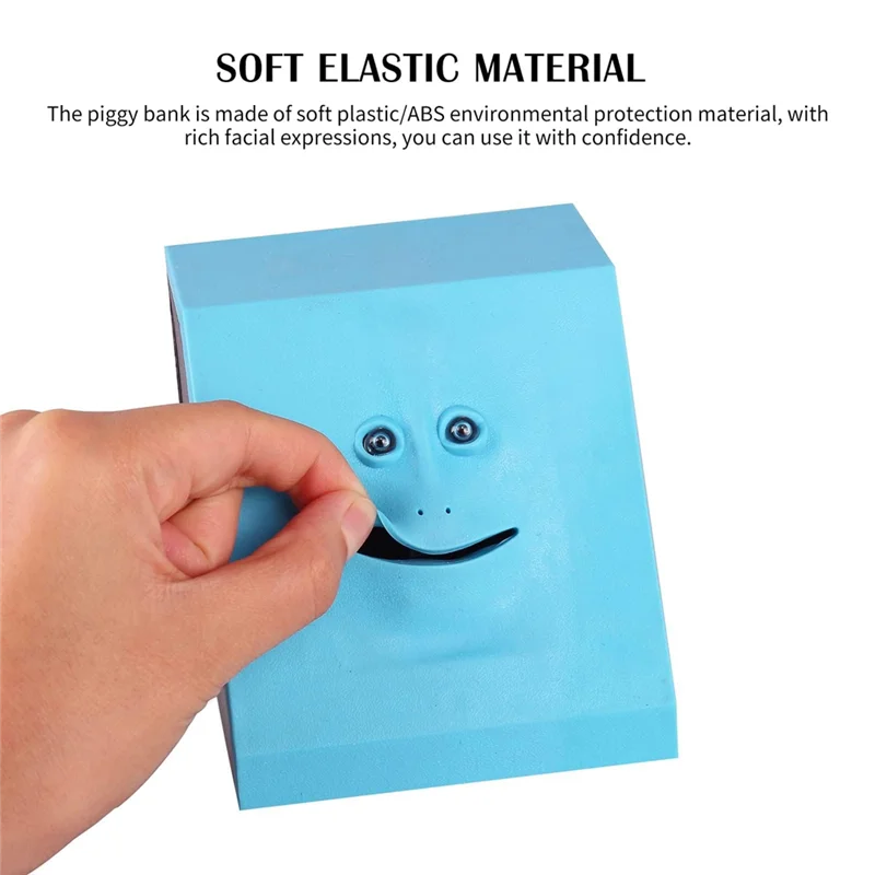 배터리 작동 참신 원숭이 돈 저장 상자 3 년 이상 어린이를위한 돼지 저금통 소년 소녀 성인 생일 선물-AAAE