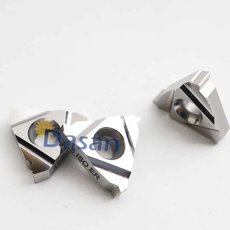 11IR 16ER 16IR 0.5ISO 0.8IS0 0.75ISO 1.0 1.25 1.75 2.0 2.5 3.0 3.5 ISO Threading Inserts for Aluminum Copper Plastic