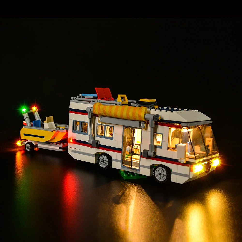 

LED Light Up Kit For 31052 Creator Vacation Getaways DIY Toys Set (Not Included Building Blocks)