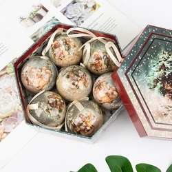 7PCS Christmas Balls Large Home Decoration Tree Balls Xmas Party Decor Christmas Spheres Christmas Tree Hanging Ornament Gifts