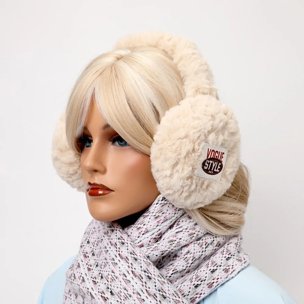 أزياء قابلة للطي الأذن دفئا سميكة لينة الشتاء الدافئة غطاء للأذنين الباردة حماية يندبروف غطاء الأذن النساء