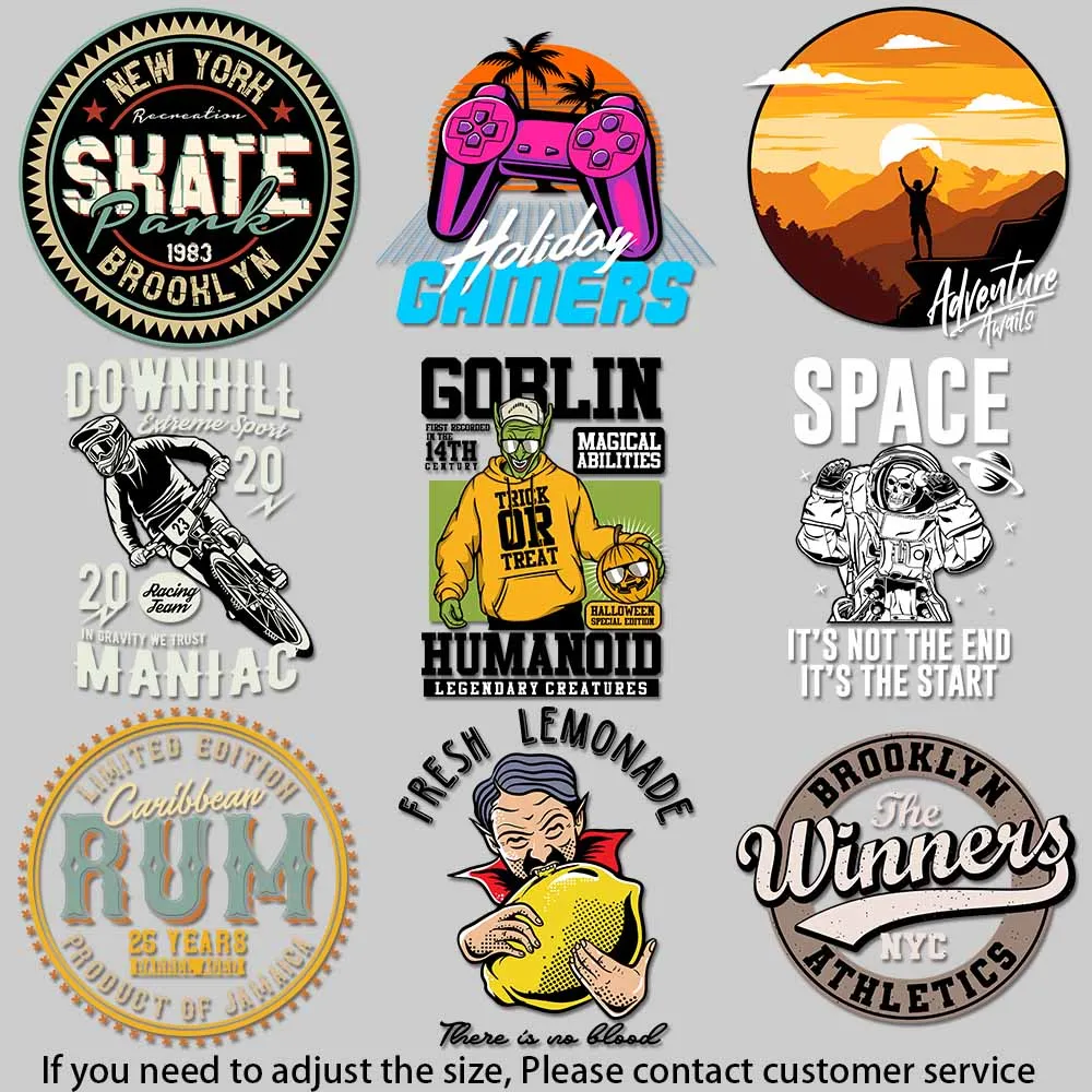 Creative Heat-Activated Patches: Blend of Vintage Cars, Soccer, Gaming & Aviation, No-Fade & Easy to Use DIY Decoration