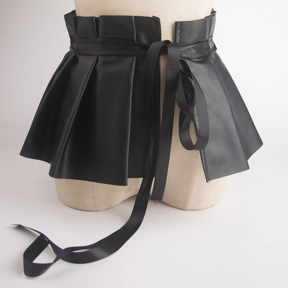 Falda plisada de cuerda con cinturón para mujer, ropa de abrigo con sello, faja decorativa de moda para mujer, faja de baile en pantalones