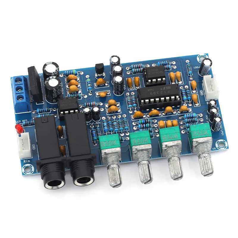 1/5/10PCS XH-M173 Moving-coil Microphone Amplifier Board Karaoke Reverb Microphone Module Dual Power AC 12V view 3