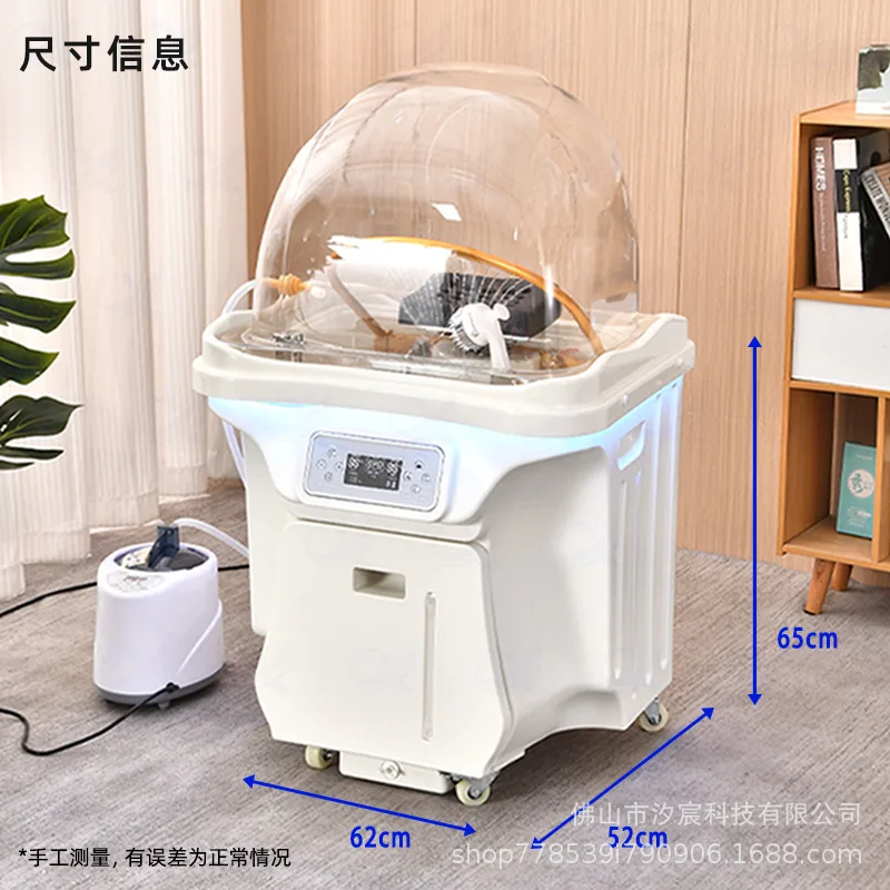 Water storage type shampoo machine Shampoo basin Head treatment basin   tank   circulation fumigation Water