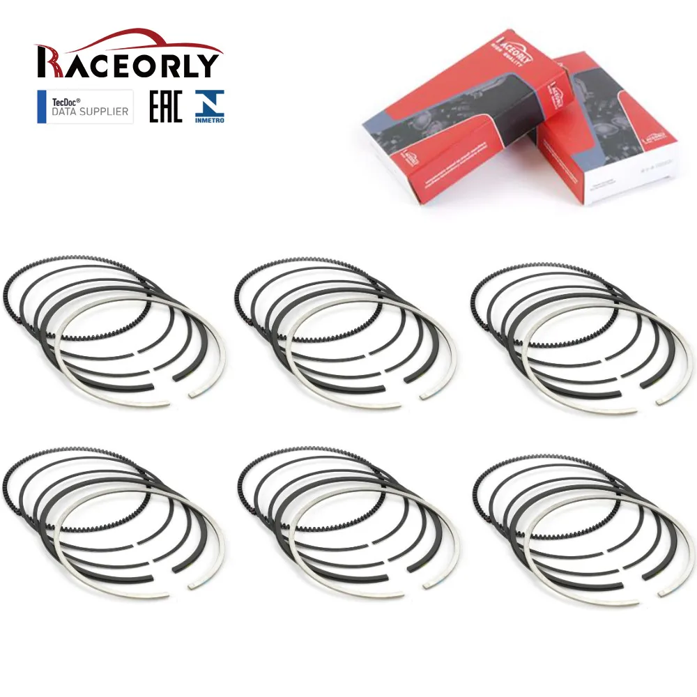 

RACEORLY Piston Ring Set STD For BMW E90 E92 E60 330i 530i X3 X5 3.0 L6 N52B30