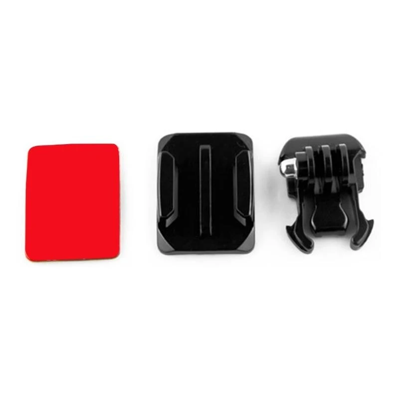 

JU64 Adhesive Mount Buckle Basic Mount with Sticker for 11 10 9 8 7 4 Action Camera Flat Curved-Mount