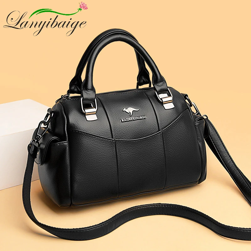 

Luxury Designer High Quality Leather Bags Casual Crossbody Shoulder Bags for Women Totes Bags Sac A Main Bolsas Female Hand Bag