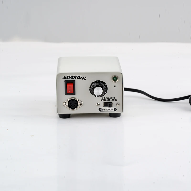 

102L Material Stainless Steel 65W 35000rpm Engin Saeshin Strong 90 Professional Electric Jewelry Equipement Brush Micromotor