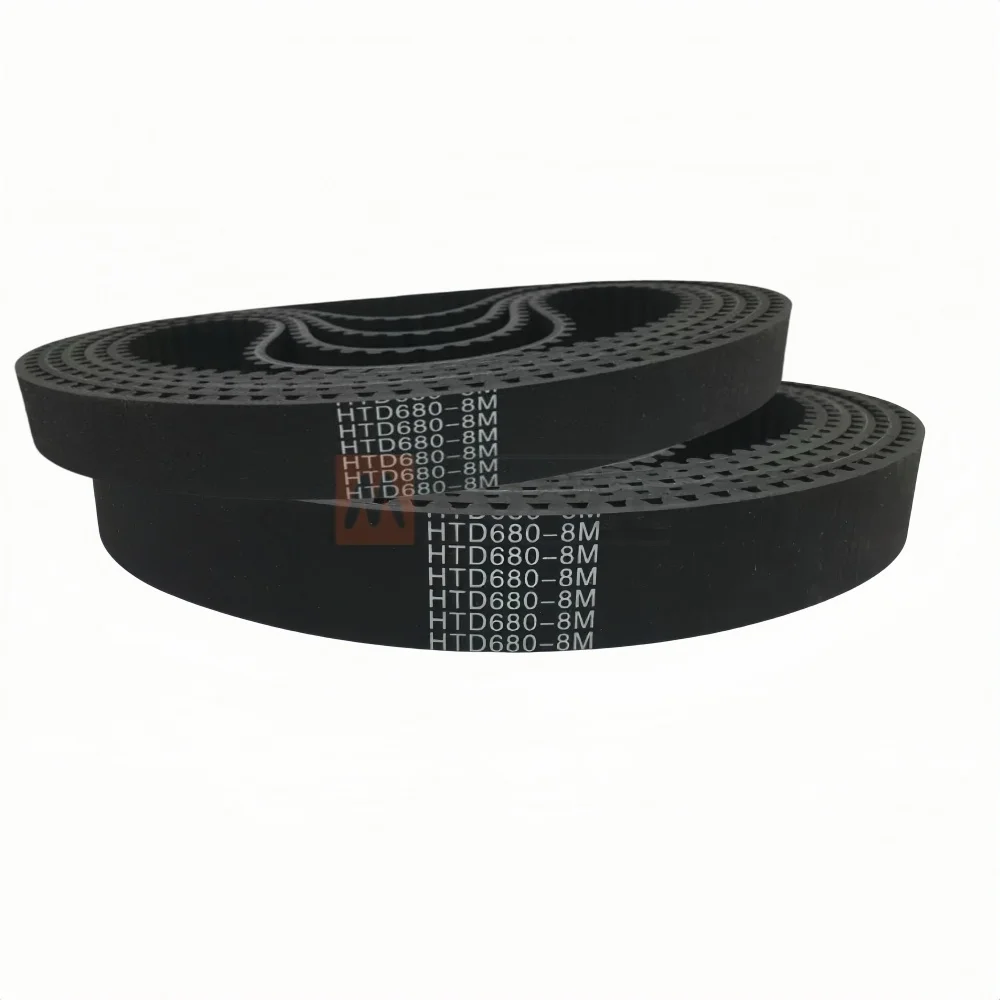 HTD 8M Rubber Timing Belt Perimeter 448 456 464 472 480 488 496 504 512~544mm Width 15~50mm HTD8M Drive Machine Transmission CNC