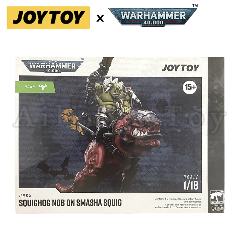 Joytoy 1/18 Action figur 40k Orks Squighog Nob auf Smasha Squig Anime Sammlung Militär modell