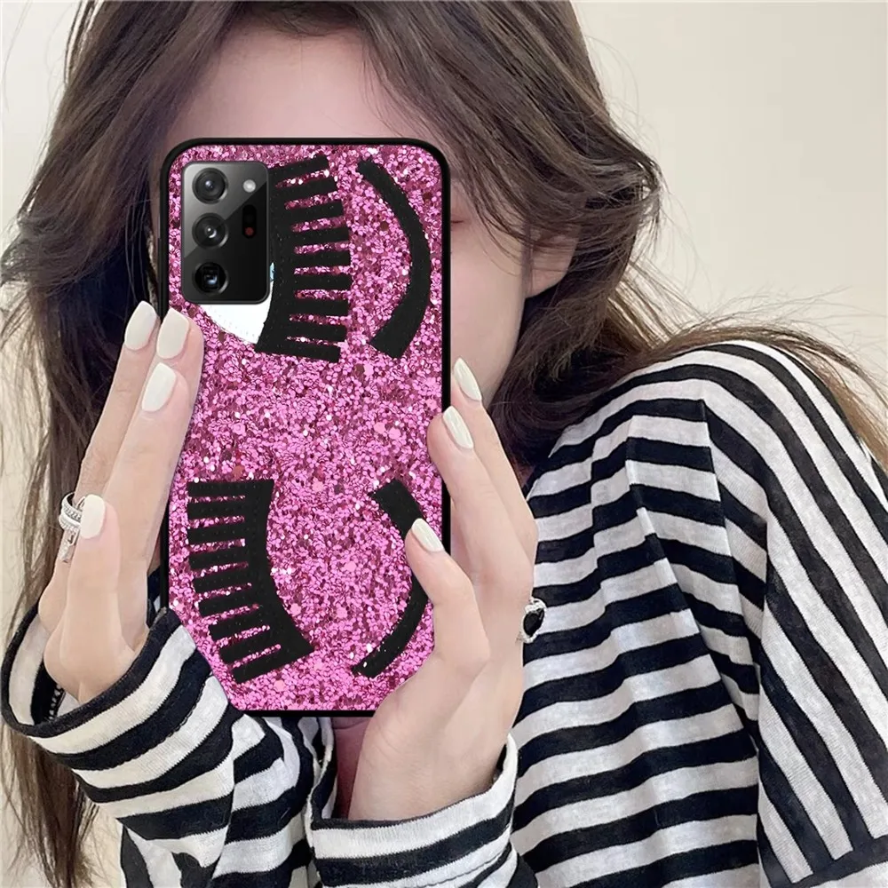 Hot Ferragnies Eyes Chiara Phone Case For Samsung Note 8 9 10 20 pro plus lite M 10 11 20 30 21 31 51 A 21 22 42 02 03