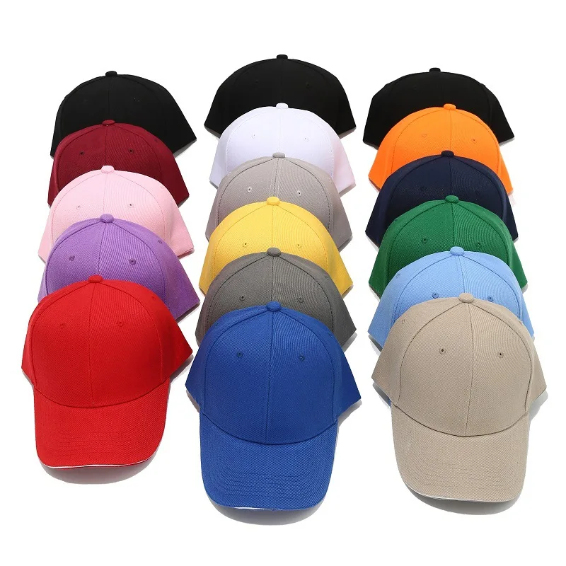 17 Farben 6 Stück Feine Woll-Baseballkappen für Herren und Damen Einfarbige Freizeitkappen für Outdoor und Reisen Modische Mützen – Detail 3