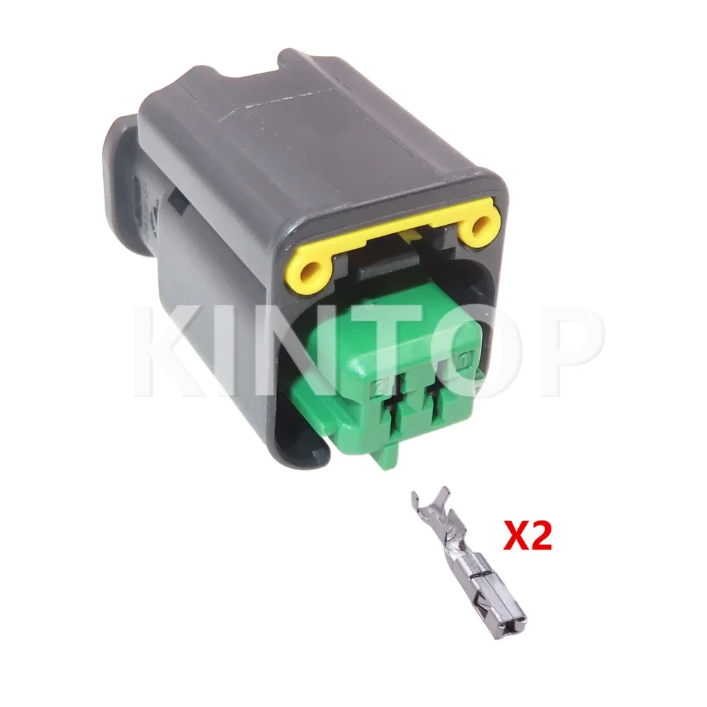 1 Set 2 Pins 1801176-5 Auto AC Assembly Plastic Housing Connector Automotive Cable Socket For Peugeot Citroen