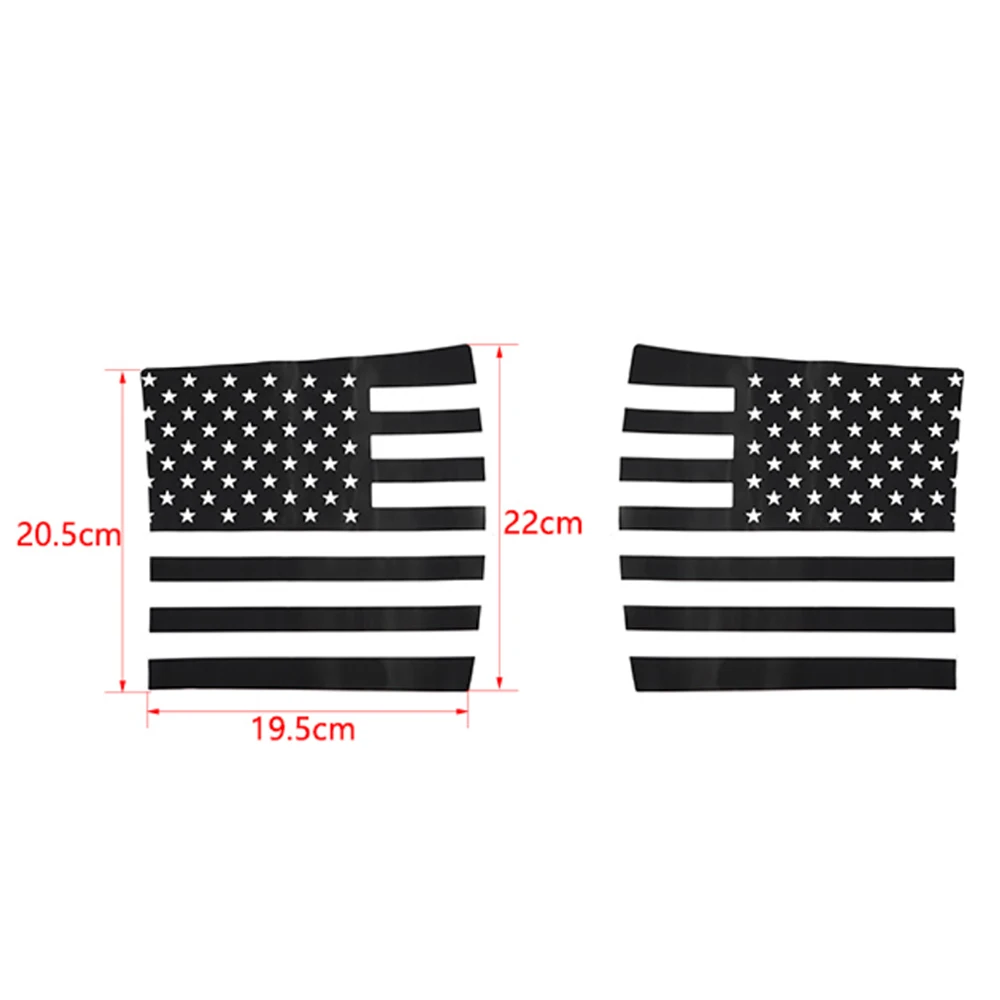Front Engine Hood Angle Wrap Decoration Stickers for Jeep Wrangler JK 2007-2017 Engine Wrap Corner Decals Exterior Accessories