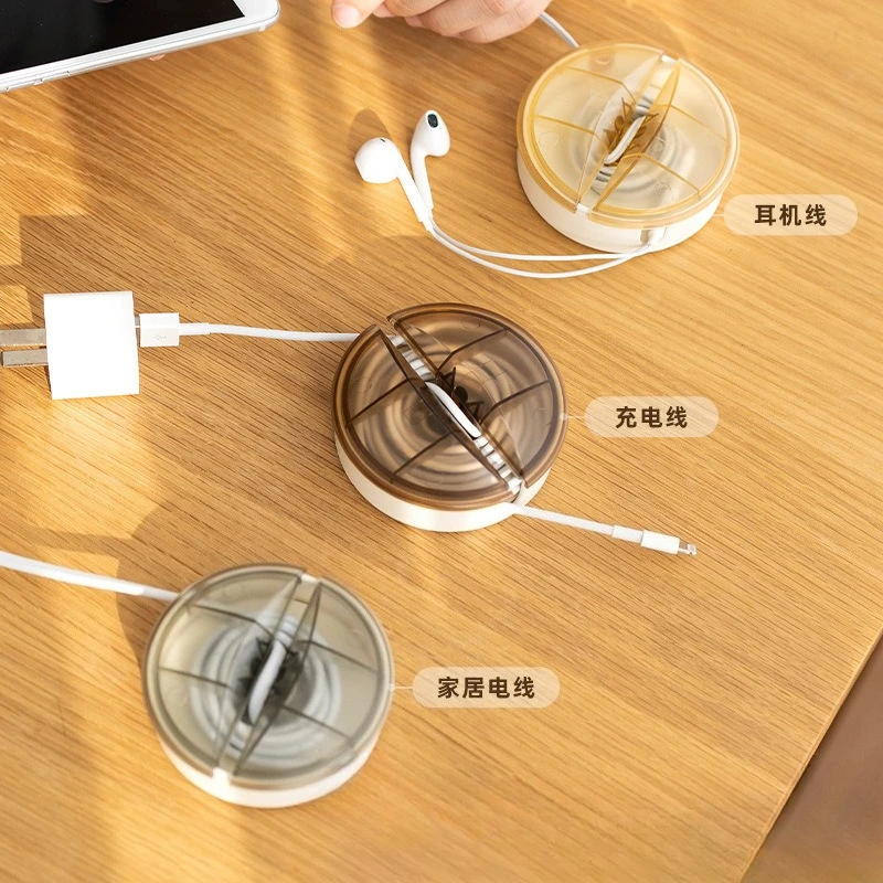 جهاز لف كابل البيانات ذو السعة الكبيرة، وإدارة كابلات سطح المكتب وجهاز تخزين الأسلاك