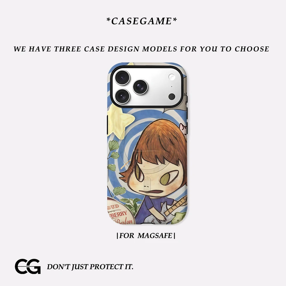 Insomnia Night Doll Phone Case for IPhone 17 16 15 14 13 Pro Max Plus for Magnetic Single Double-layer Tough Case
