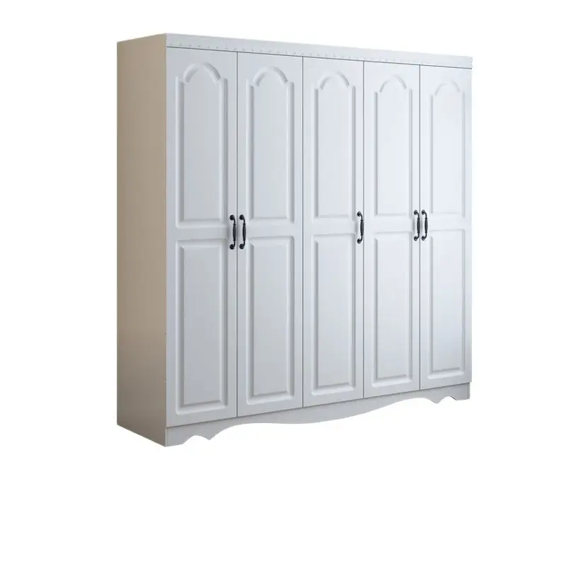 Large wardrobe Modern simple household bedroom Wooden cabinet Economical wardrobe for rent