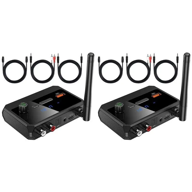 

Bluetooth-адаптер Exquisite-2X для стереоприемников — приемник Bluetooth 5.3, беспроводной аудиоадаптер для домашней стереосистемы