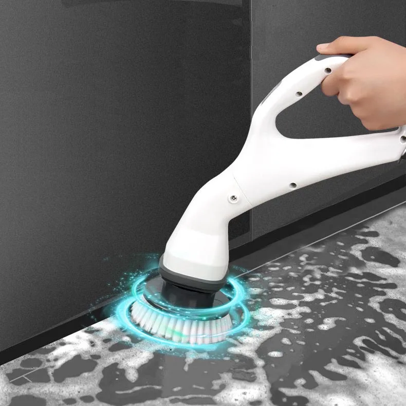 

New youpin Home Electric Cleaning Brush Rechargeable Scrubber with Detachable Heads Brush Bathroom Kitchen Toilet Clean Tools